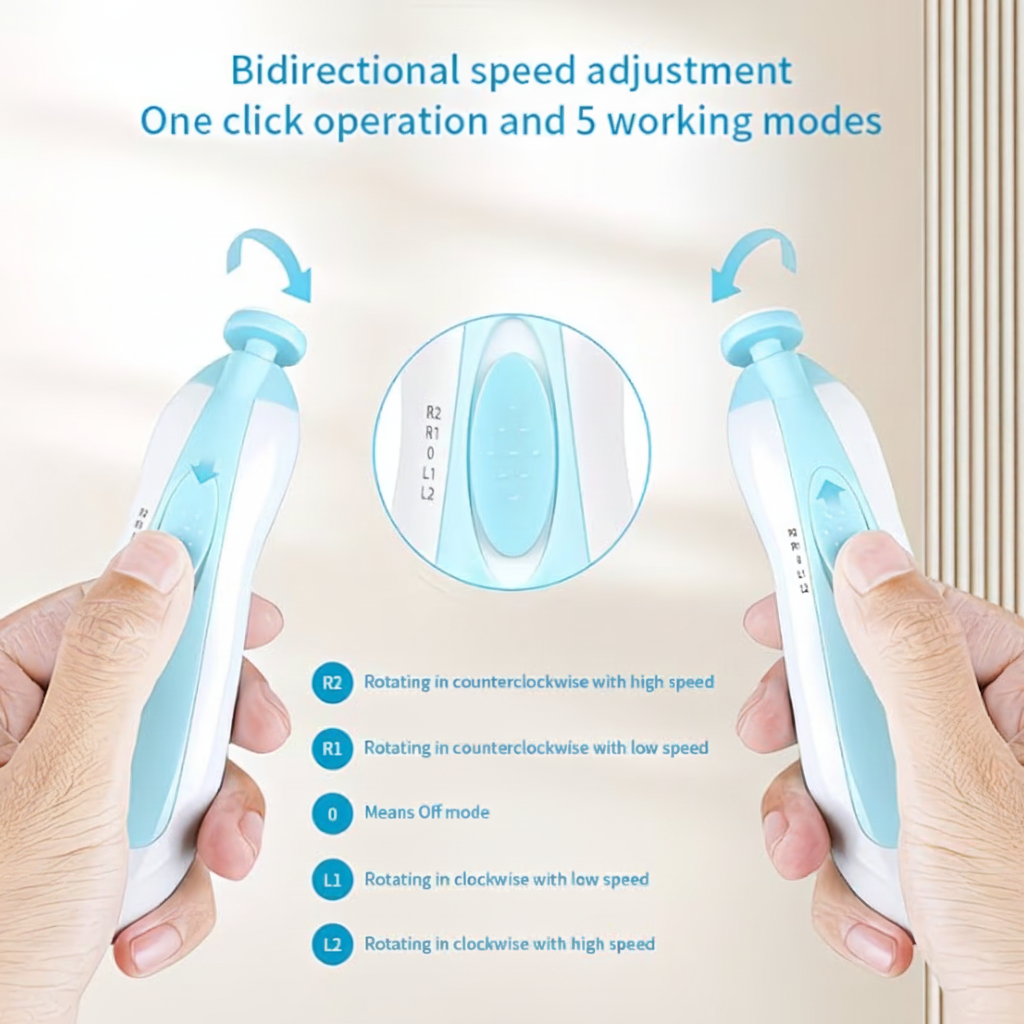 Bidirectional speed adjustment feature with 4 working modes