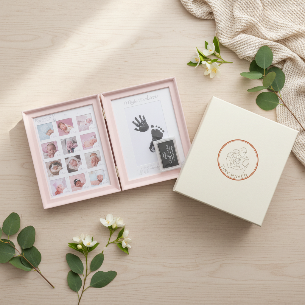 Tiny Haven Hand and Footprint Frame Product Photo